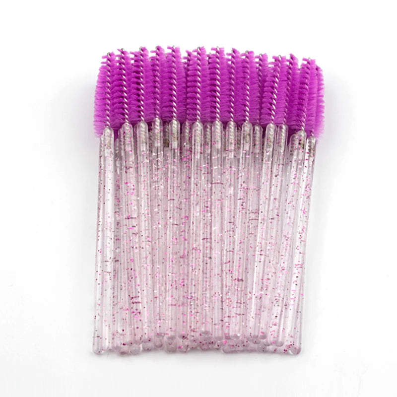 5/25/50 Pcs Eyelash Brushes Makeup Brushes Disposable Mascara Wands Applicator Spoolers Eye Lashes Cosmetic Brush Makeup Tools