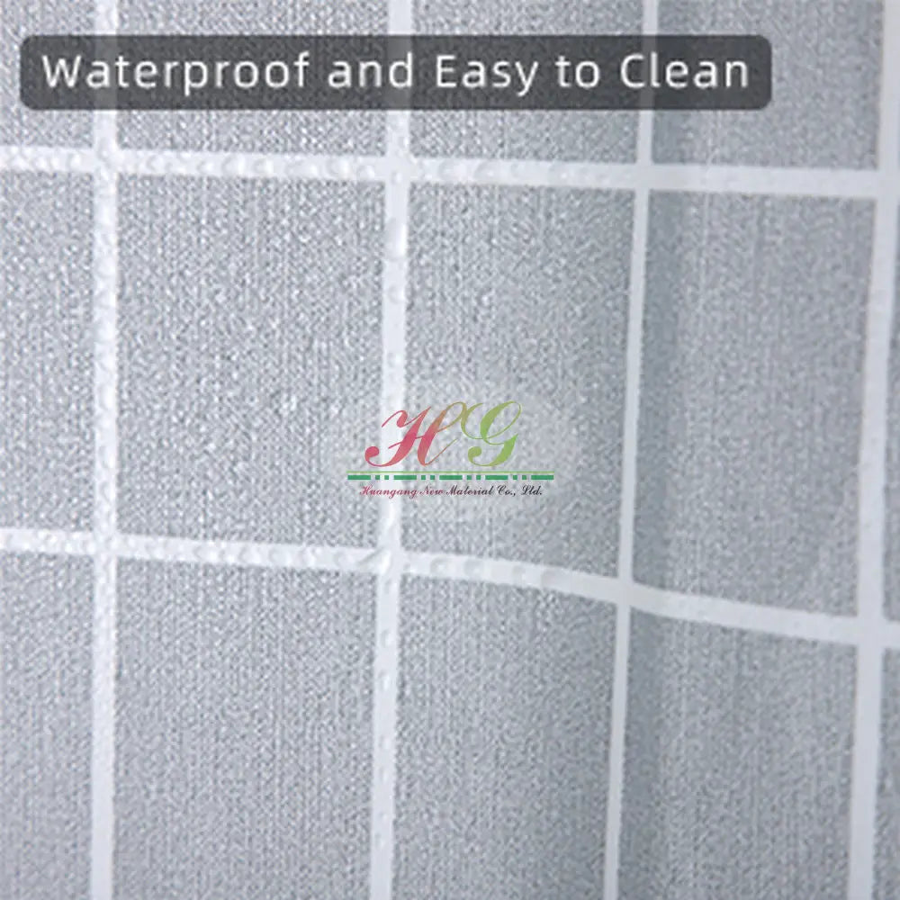 No Tariff High Quality PVC Shower Curtain with Attractive Printed Pattern for Bathroom Use
