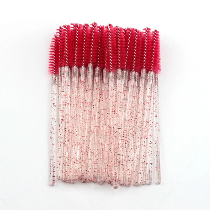 5/25/50 Pcs Eyelash Brushes Makeup Brushes Disposable Mascara Wands Applicator Spoolers Eye Lashes Cosmetic Brush Makeup Tools