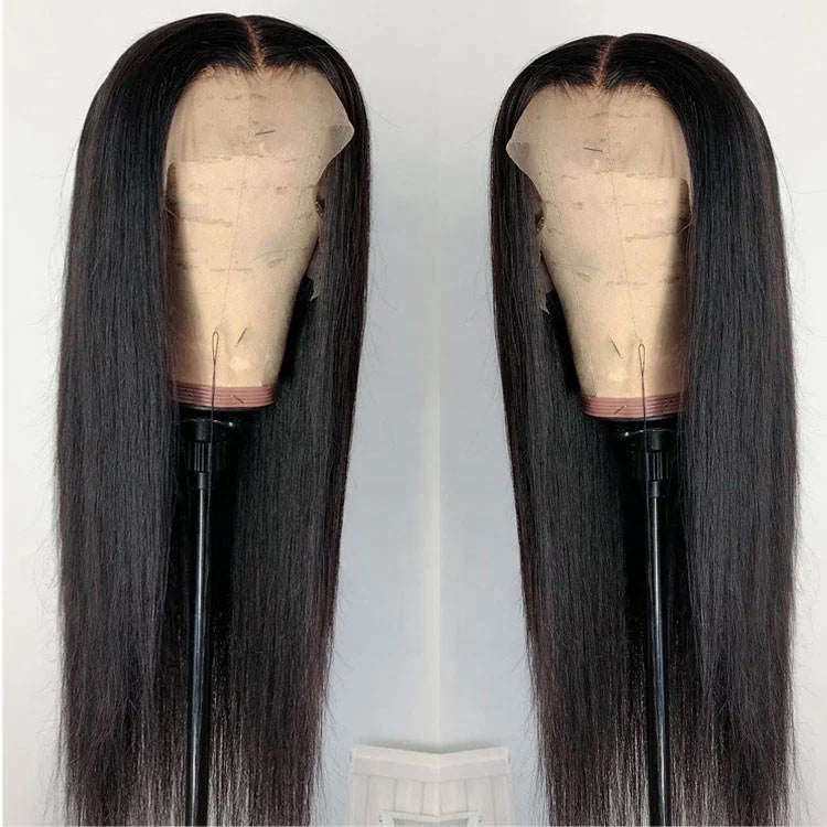 Cheap10A Wholesale Silk Straight 13x4 13x6 HD Transparent Lace Front Lace 100% Nature Indian Hair Remy Human Hair Wigs for Women