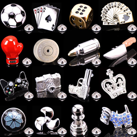 High quality men's shirt Brooch fashion jewelry doctor stethoscope Brooch new dress scarf badge pin gift, wholesale and retail