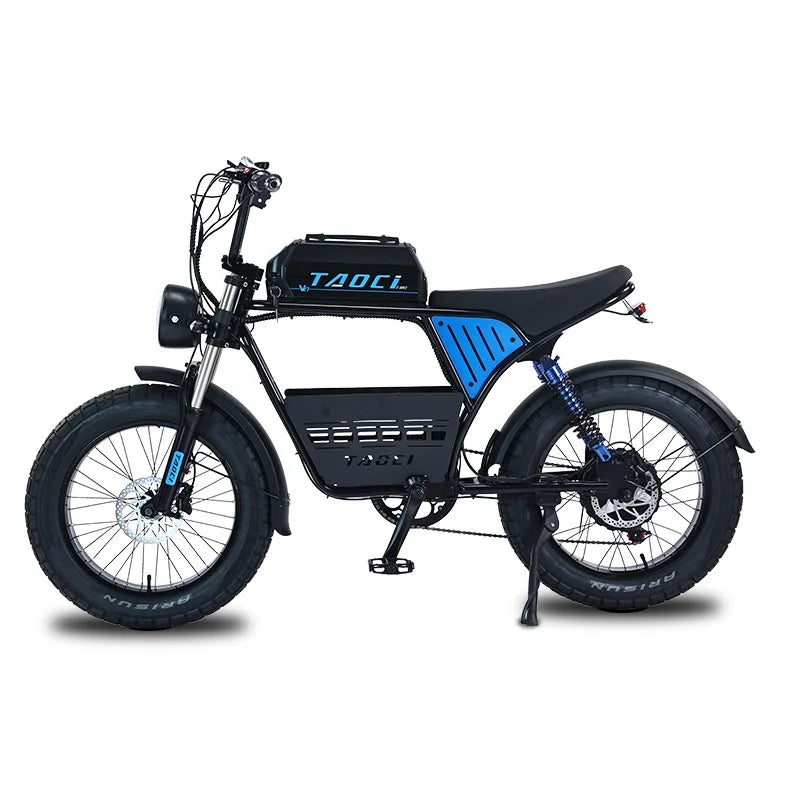 US Ready Stock Sur Ron Cafe Racer Electric Fat Tire Dirt City E Bike 1 Piece 1000W 1500W for Adult Off-road 45 KM H With Basket