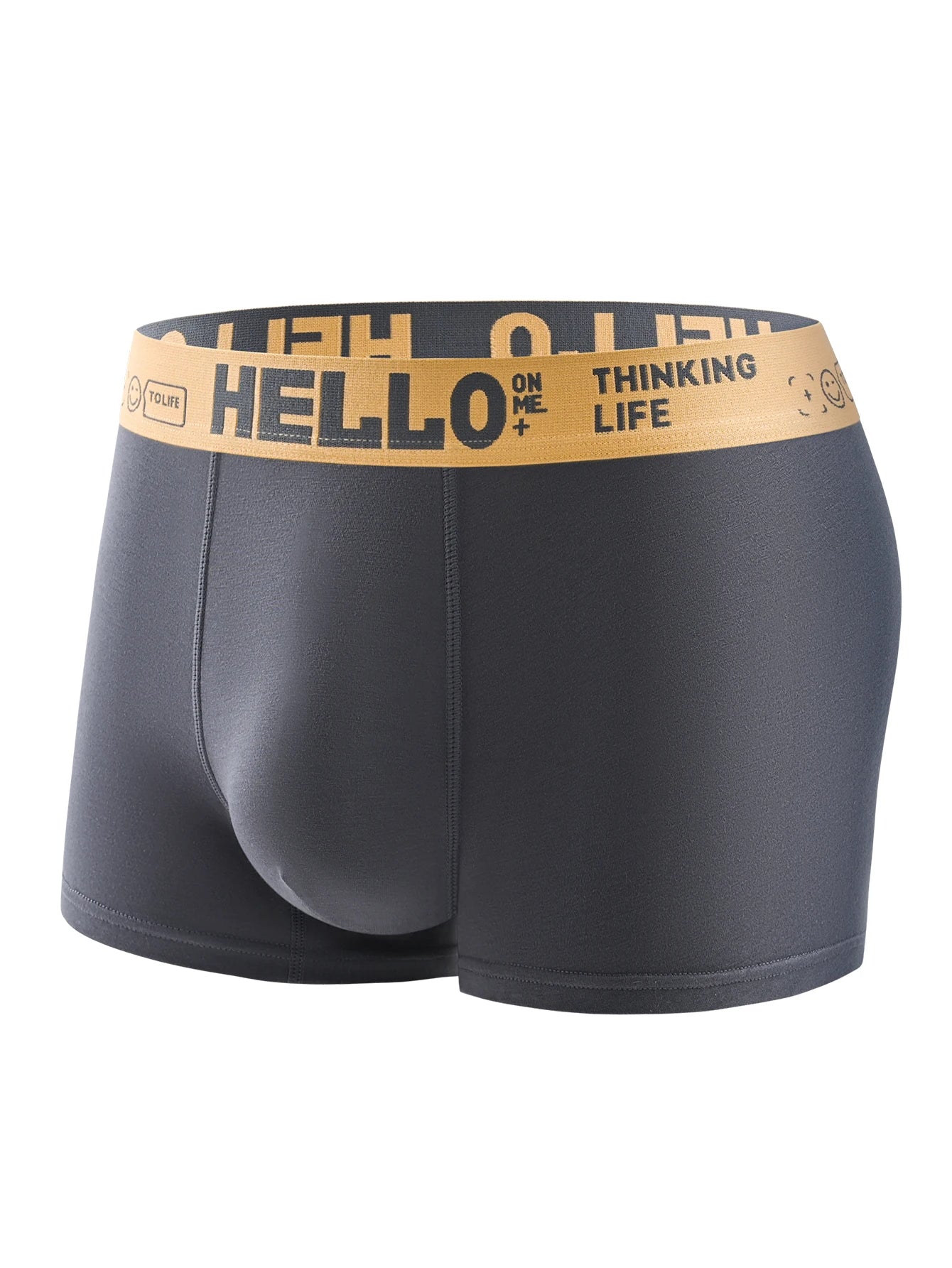 5PCS Men's Underwear Comfortable Skin-friendly Men's Boxers Briefs Sports Casual Fashion Personality Letters Men's Pants