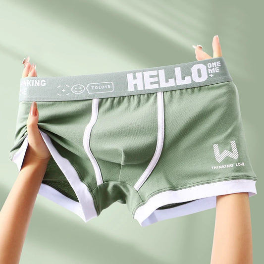 Men Panties Cotton BoxerShorts Man Underwear Mens Boxers Breathable U Convex Male Underpants Sexy Plus Size cuecas calzoncillos