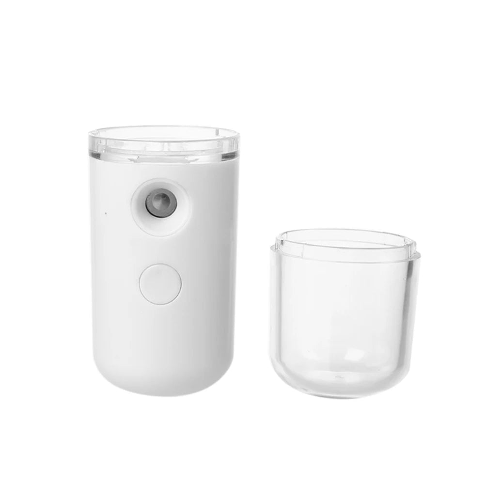 30ml Nano Mist Sprayer Visual Water Tank Portable Face Steamer Mini Beauty Device Handy Hydrating Sprayer for Eyelash Extensions