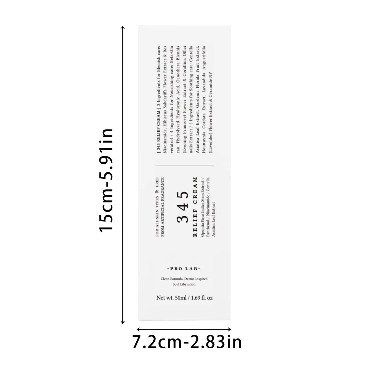 (1/4 PC) Hot 345 Soothing Cream Daily Facial Moisturizer Spots Treatmenty Soothing Repairs Moisturizing