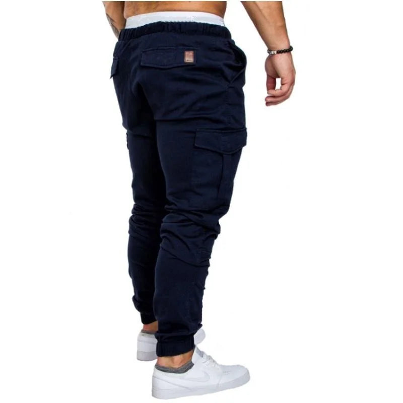 Men's overalls Fitness Training Sports Pants Jogger Men's Fashion Casual Feet Sports Pants Bottoms Sportswear