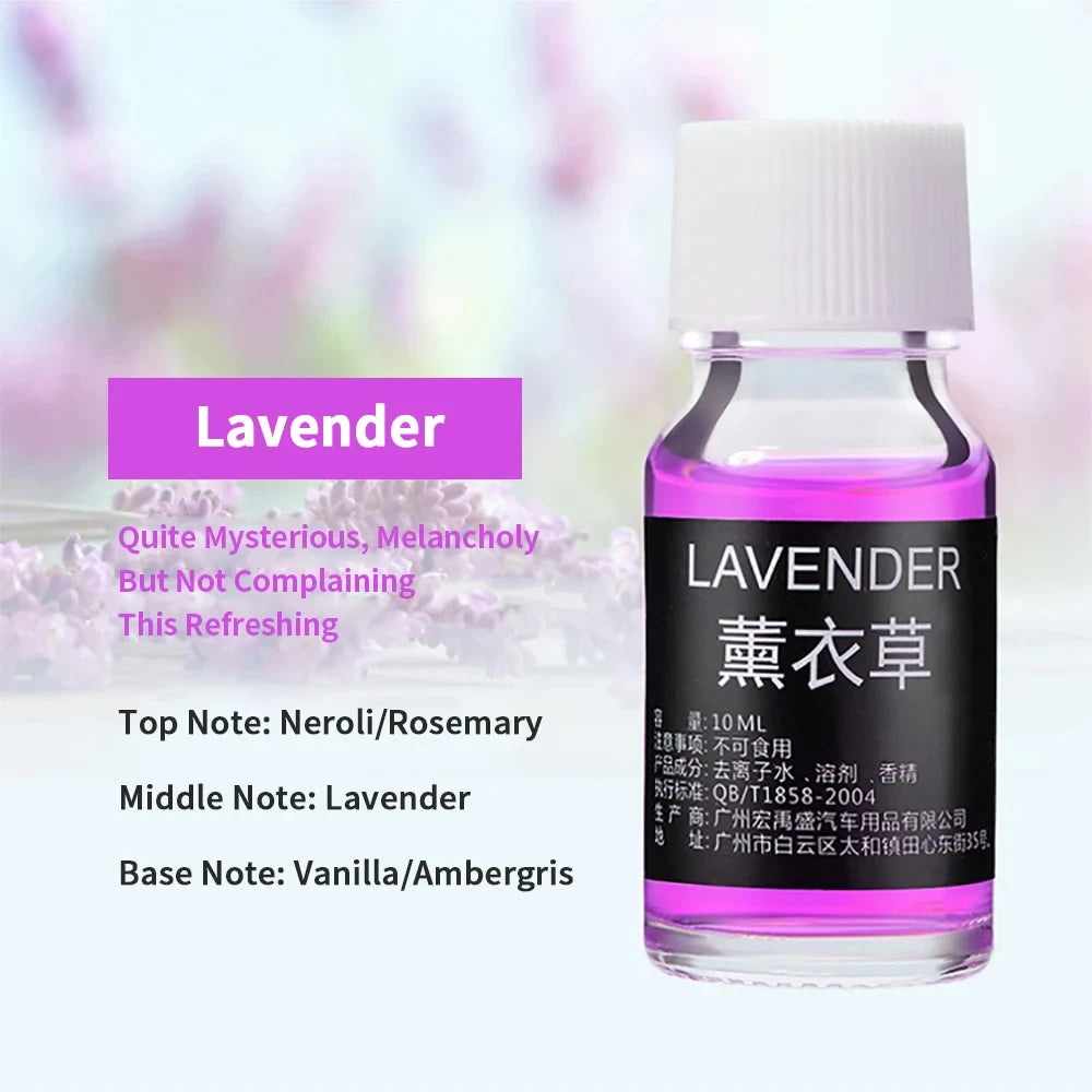 Car Perfume Refill Liquid Essential Oil Air Freshener Replenishment for Auto Natural Plant Aroma Diffuser Fragrance Humidifier
