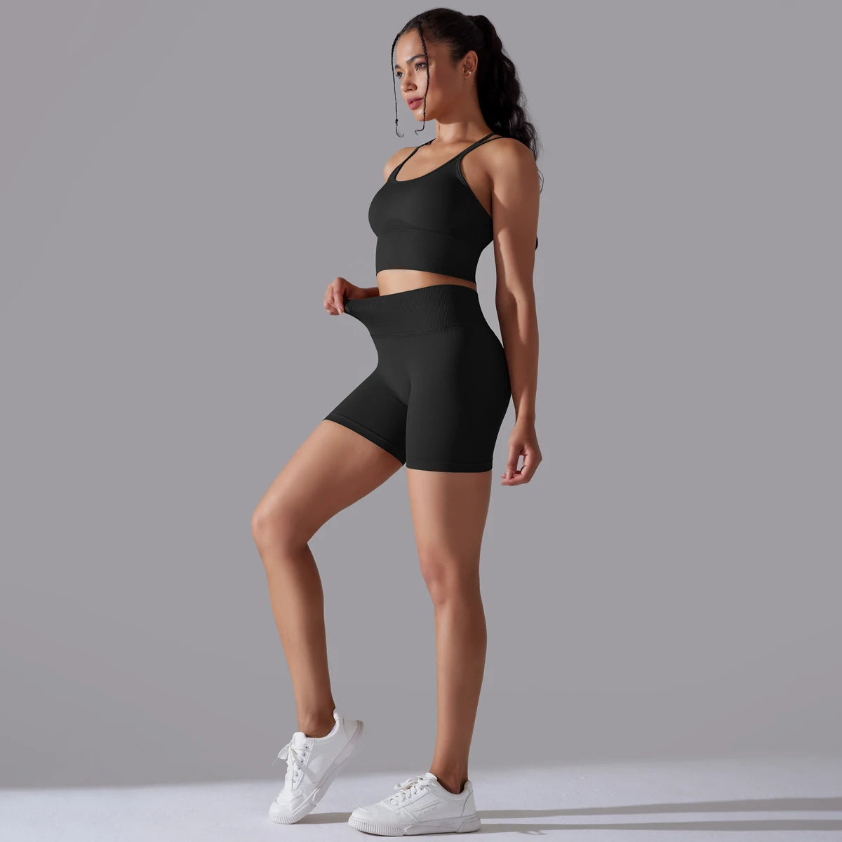 Sexy Yoga Sets Women's Tracksuit Seamless Sport Suit Running Workout Sportswear Gym Clothing Leggings Bra Fitness Suits 2 Pieces