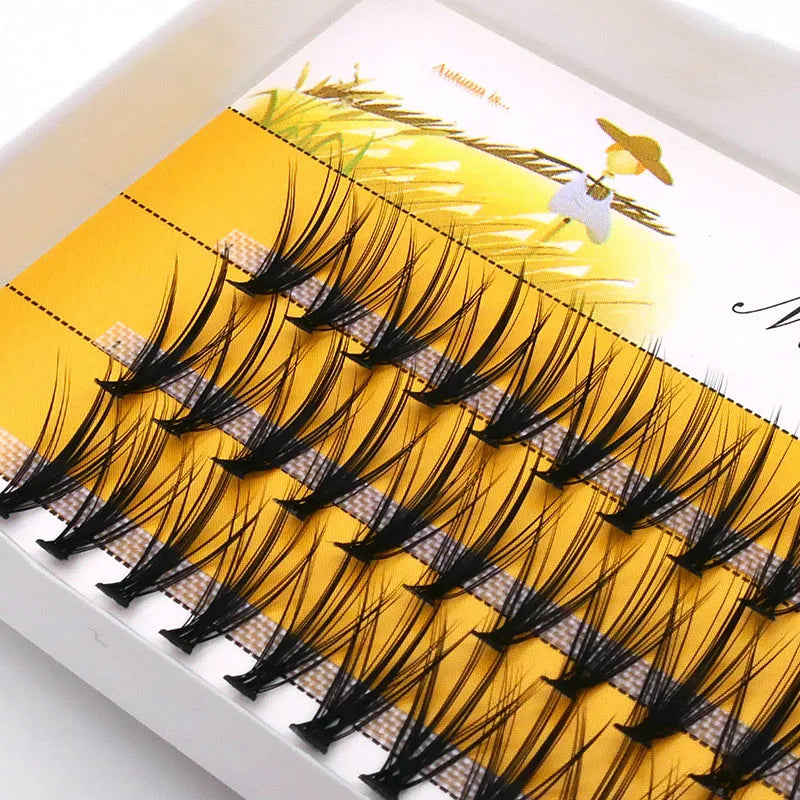 20D/30D Mink Eyelashes 1 Box/60 Bundles Natural Eyelash extension 3D Russia Individual Eyelash Cluster Makeup Tools Lashes Cilia