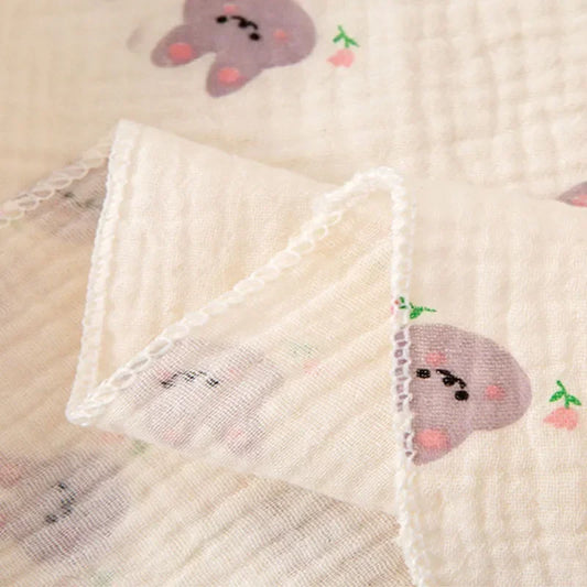80x80cm Baby Receive Blanket for Newborn Cotton Muslin Swaddle Blanket Bedding Infant Bath Towel Baby Items Mother Kids