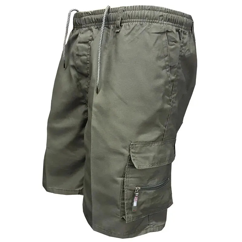 Men's Cargo Shorts Mens Tactical Pants Casual Big Pocket Sports Slacks Cargo Panels Trousers Plus Size for Male