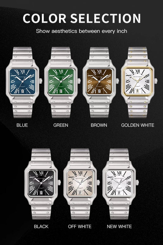 2024 New High Quality Specht & Söhne Watch Miyota Automatic Mechanical Watches Wine Red Sapphire Stainless Steel Watch For Men