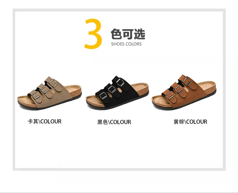 Men's Summer Sandals for Men 2024 Adult Leather Men's Sandal Man Beach Sandals Original Brands Shoes Trend Trending Comfortable