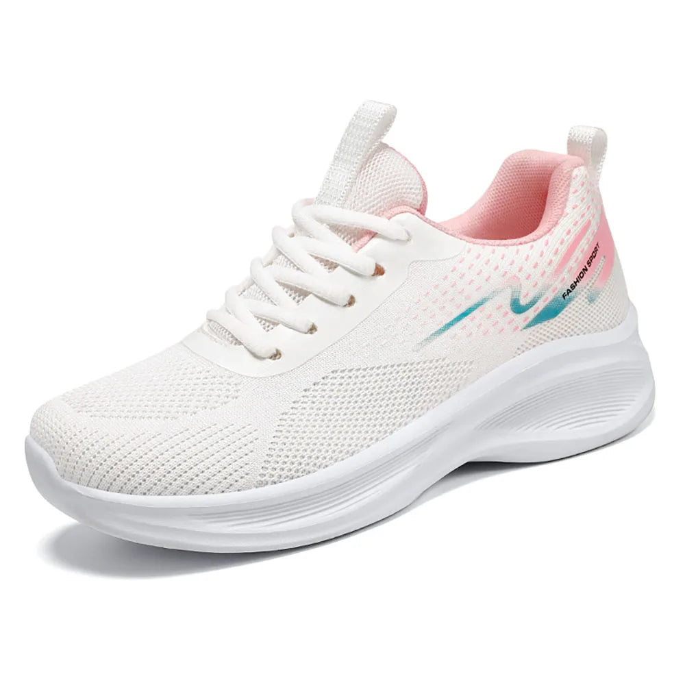 Casual Sneakers For Women Mesh Breathable Female Running Sport Shoes Non-slip Soft-soled Women's Sneakers Tennis For Lady