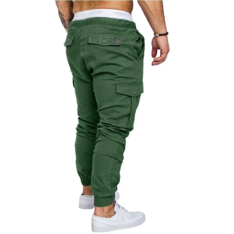 Men's overalls Fitness Training Sports Pants Jogger Men's Fashion Casual Feet Sports Pants Bottoms Sportswear