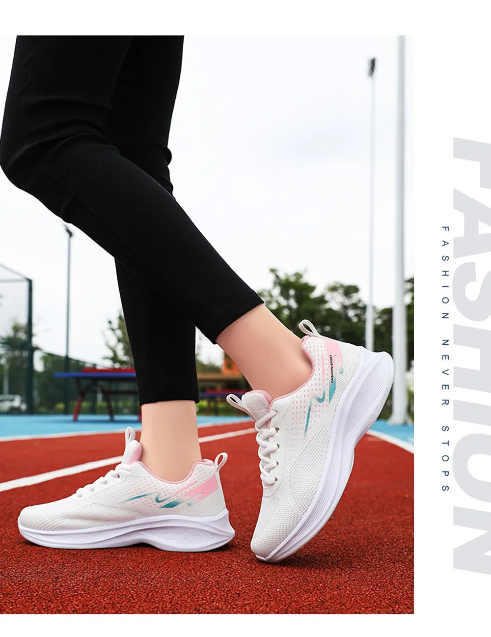 Casual Sneakers For Women Mesh Breathable Female Running Sport Shoes Non-slip Soft-soled Women's Sneakers Tennis For Lady