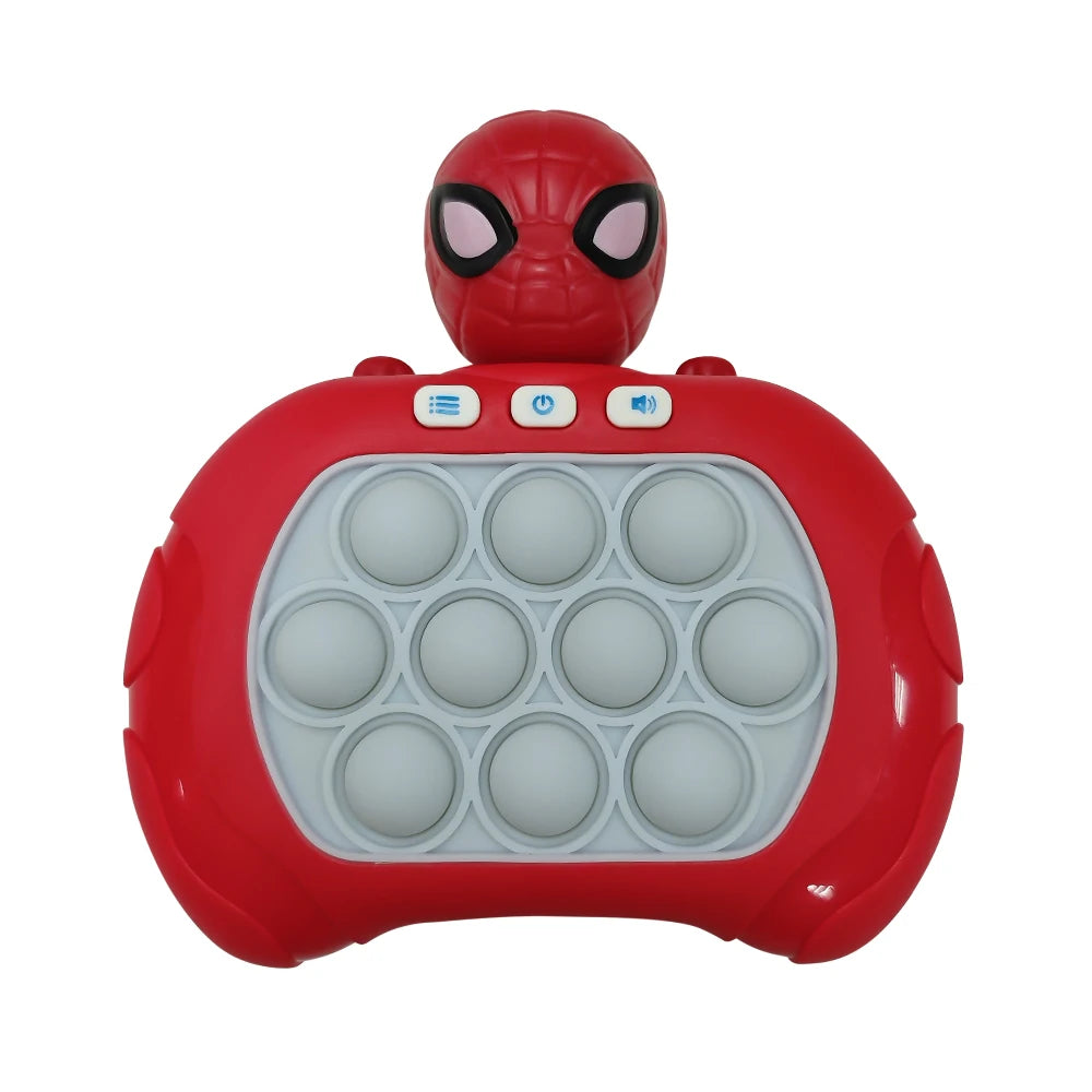 New Sanrio Stitch Quick Push Bubbles Game Machine for Kids Fun Whac-A-Mole Squeezer Anti Stress Sensory Fidget Toy New Gifts