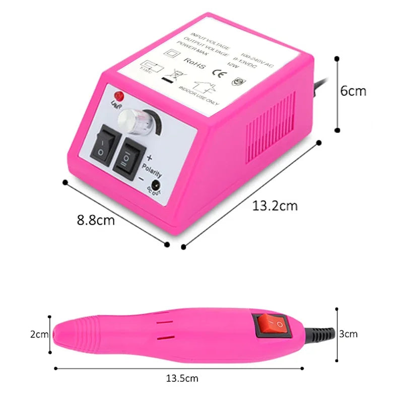Manicure Tools Nail Drill Machine Professional Nail Sander Gel Polisher Drill Pen Apparatus Electric Manicure Set Gel Remove