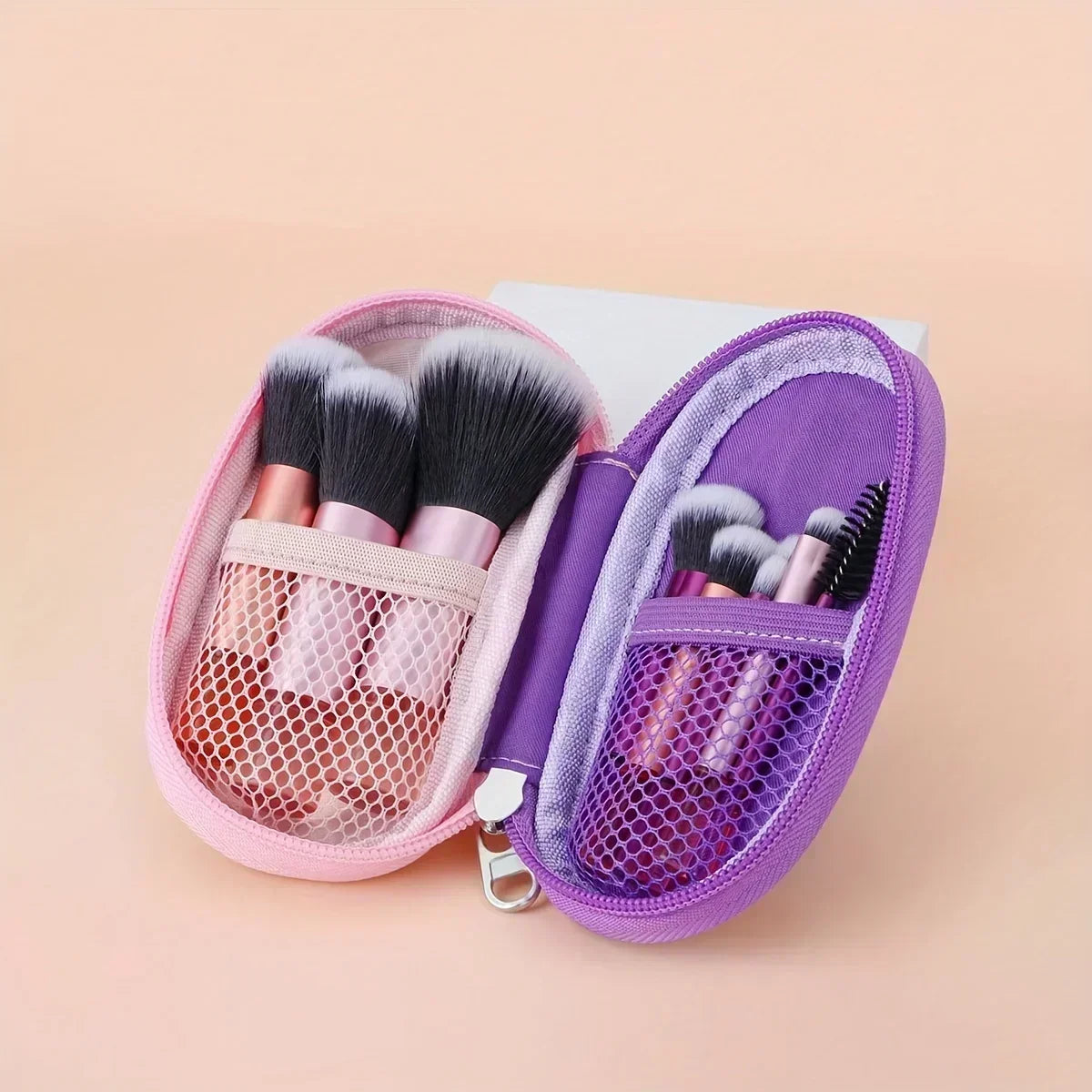 10pcs Mini Makeup Brush Set Powder Eyeshadow Foundation Blush Concealer Beauty Makeup Tools Brush Professional Supplies
