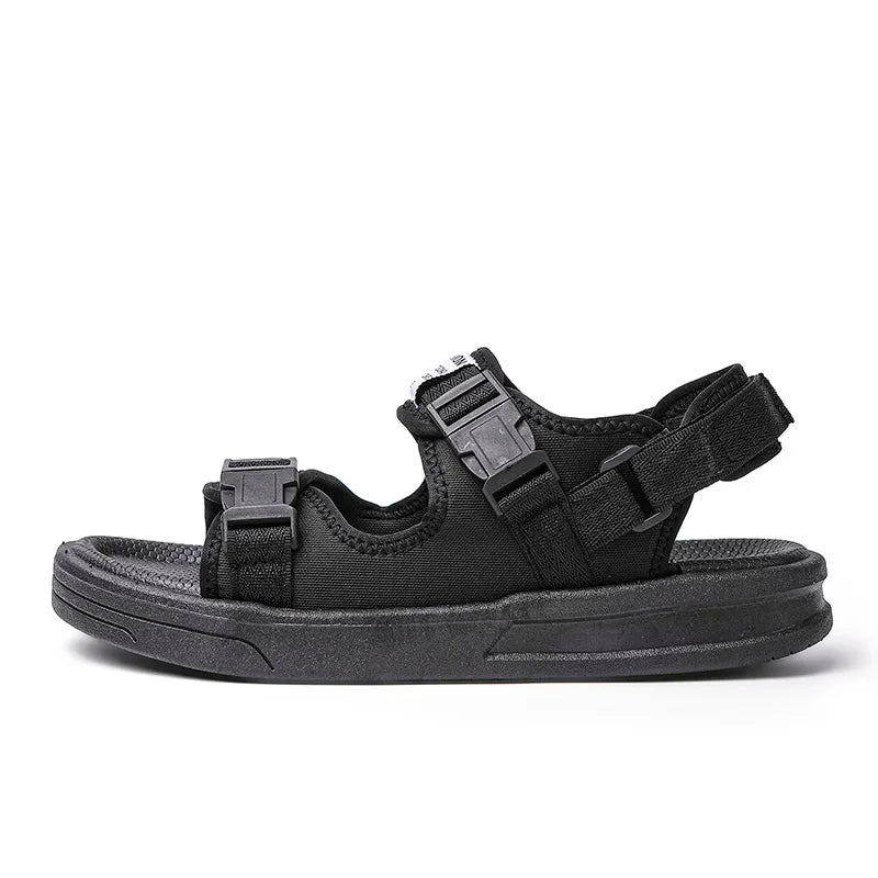 Men Sandals 2024 Trending Men's Luxury Sandals Man Summer 2024 Shiatsu Slippers Flat Sandal Beach Shoes Platform Sandals. Mens