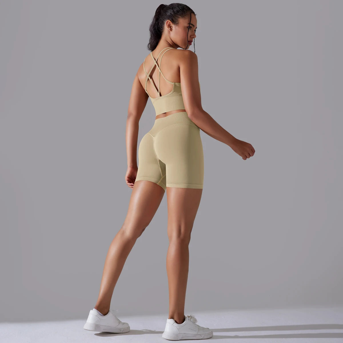 Sexy Yoga Sets Women's Tracksuit Seamless Sport Suit Running Workout Sportswear Gym Clothing Leggings Bra Fitness Suits 2 Pieces