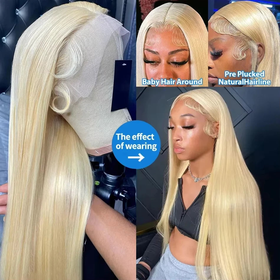Varlea Blonde 613 Lace Front Wigs 13x6 Hd Lace Wig Straight Lace Front Wigs Human Hair 13x4 Lace Front Wigs Honey Blonde Wig