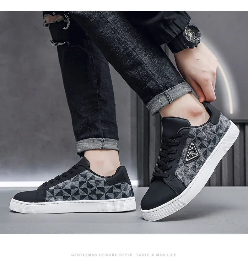 Men's Trendy Versatile Breathable Casual Shoes Fashionable Sport Shoes Leather Shoes Casual Shoes From United Kingdom