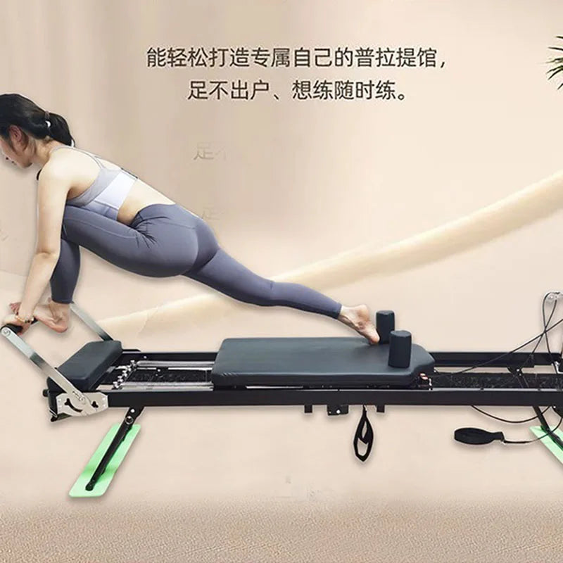 MIYAUP New Popular Foldable Home Yoga Bed With Foot Pedal Fitness Equipment Pilates Core Bed