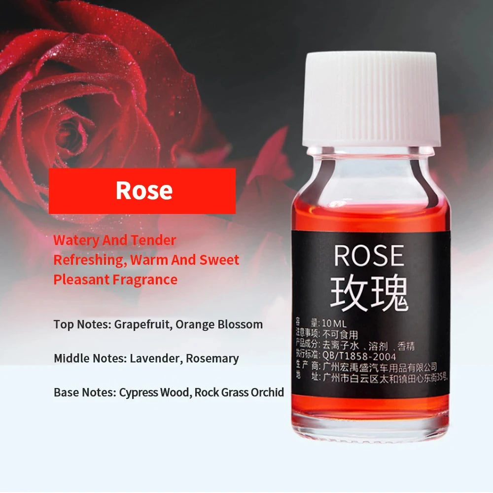 Car Perfume Refill Liquid Essential Oil Air Freshener Replenishment for Auto Natural Plant Aroma Diffuser Fragrance Humidifier