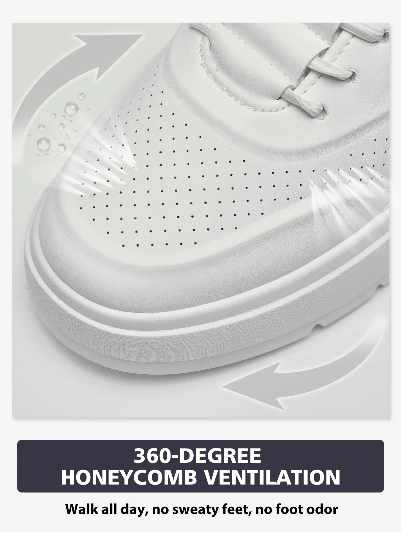 Men's Luxury Vulcanized Sneakers, Fashion Outdoor Sport Shoes w/Breathable Design for Gym/Casual Wear & Street Style