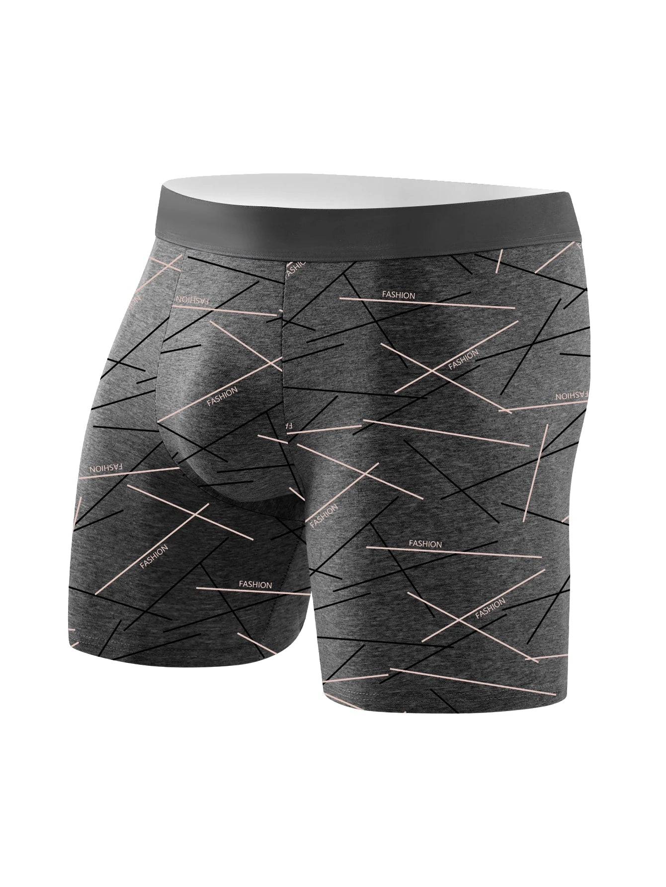 10 Pieces Of Men's Underwear Soft Comfortable Healthy Men's Long Boxer Briefs Trendy Fashion Athleisure High Quality Men's Pants