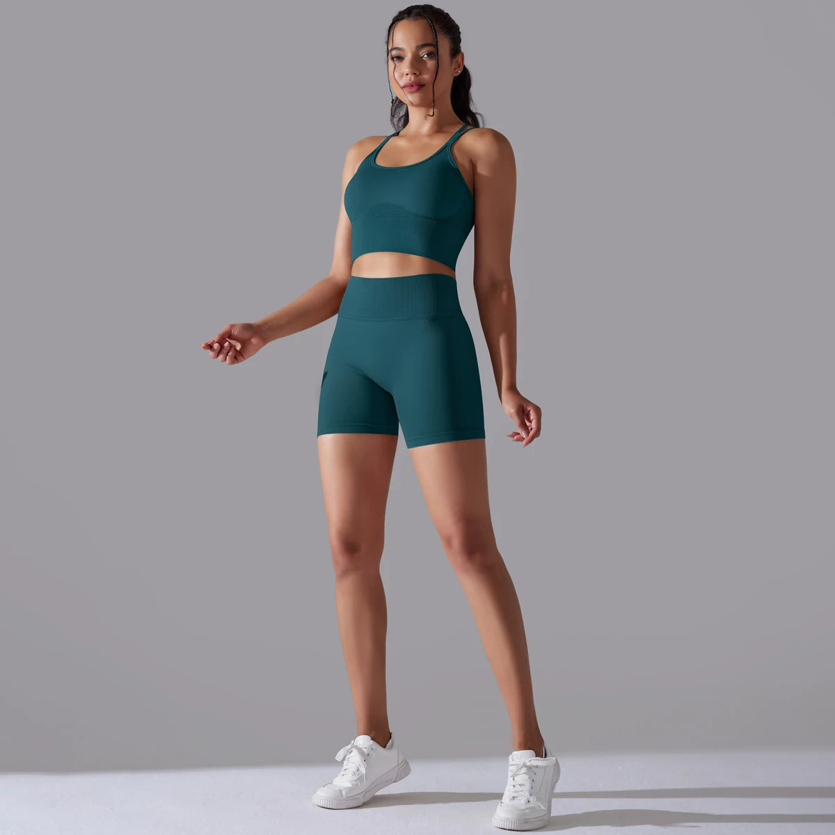 Sexy Yoga Sets Women's Tracksuit Seamless Sport Suit Running Workout Sportswear Gym Clothing Leggings Bra Fitness Suits 2 Pieces