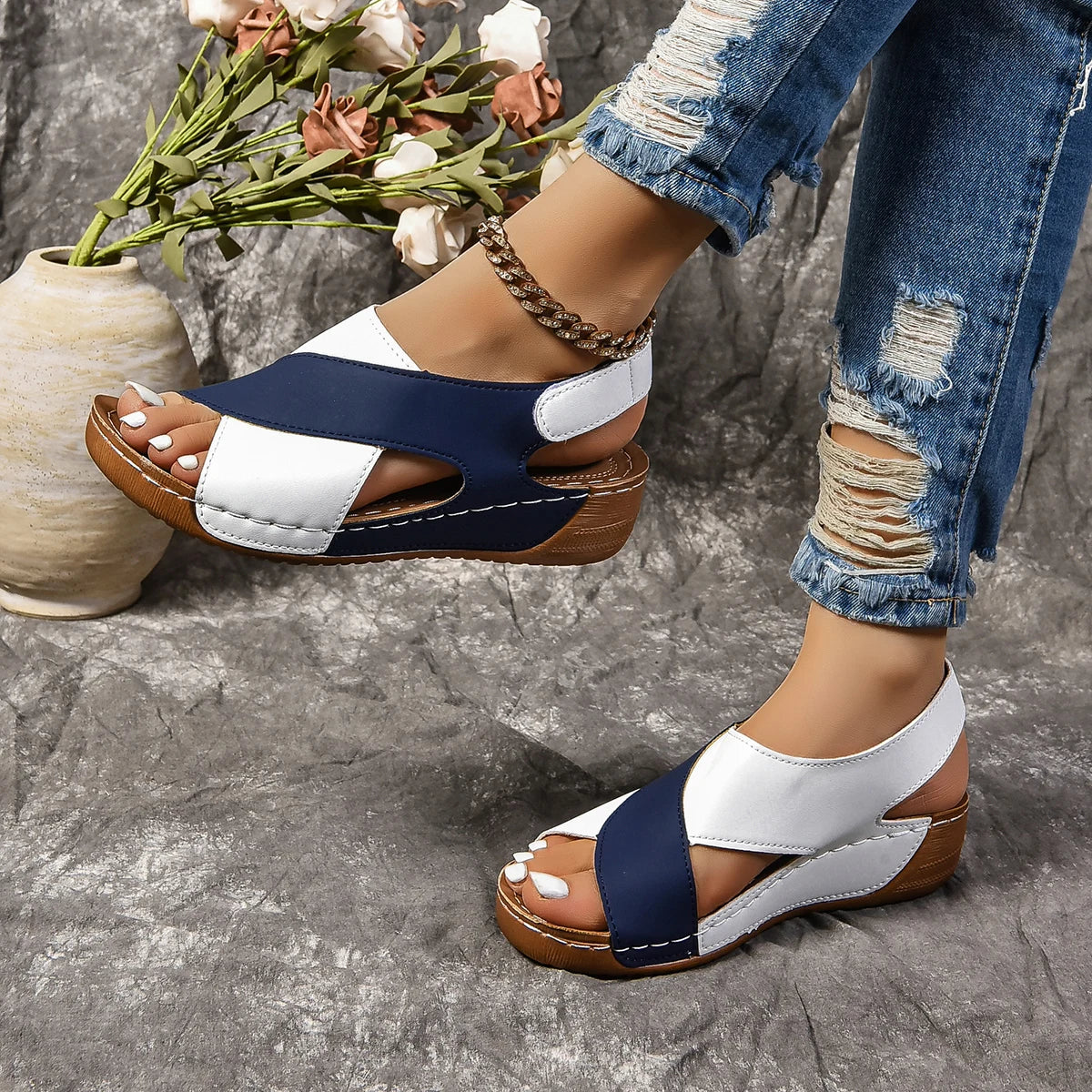 Woman Sandals Shoes Summer Beach Walking Shoes Party Women Shoe Plus Size Ladies Shoes Open Toe Female Women Sandal Footwear