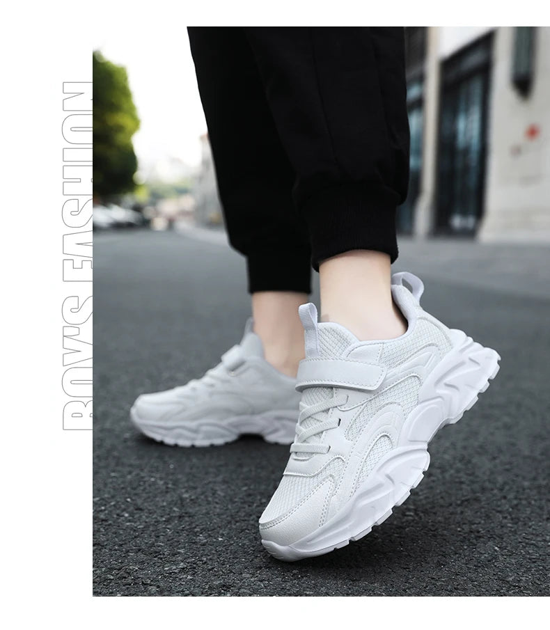 Kids Sport Shoes Brand Spring  for Boys Breathable Mesh Casual Sneakers Children Lightweight Running Shoes Girls Tenis Outdoor