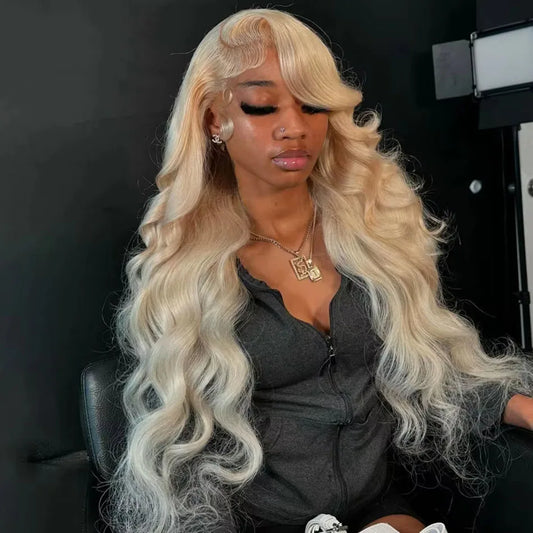 Body Wave 613 Hd Lace Frontal Wig 13x6 Human Hair Wigs 250 Density 13x4 Transparent Lace Honey Blonde Glueless Wigs For Women
