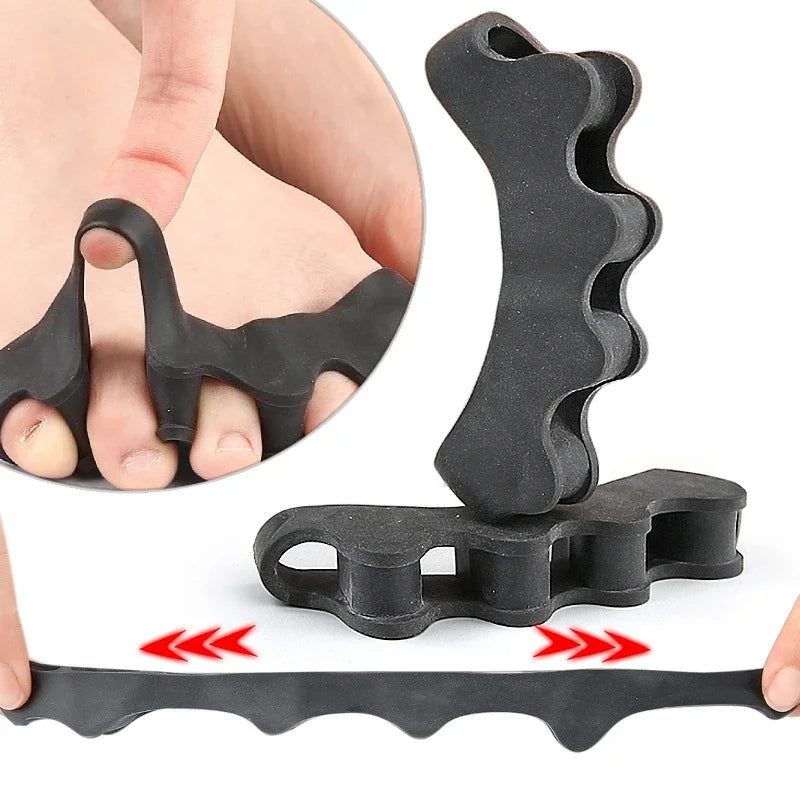 1Pairs Toe Separators Thumb Valgus Bunion Adjuster Gel Splitter Hammer Corrector Protector Foot Pain Relief Silicone Straighten