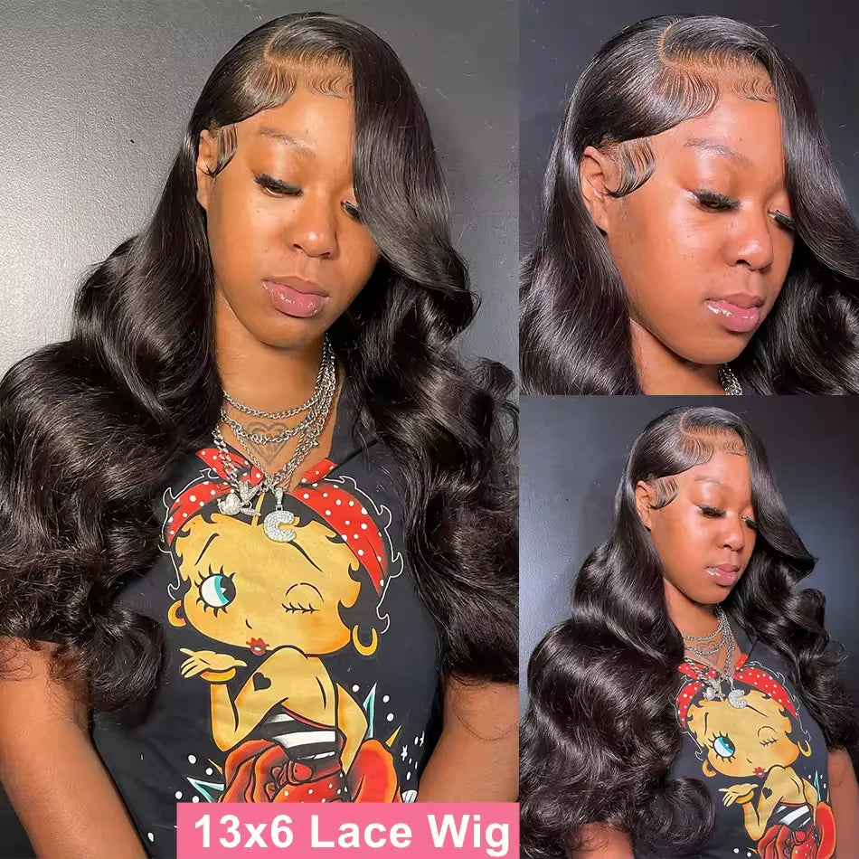 30 40 42Inch Body Wave Wigs Human Hair 13x4 13x6 HD Lace Frontal 100% Human Hair Wig For Black Women 13x5 13x7 Lace Closure Wigs