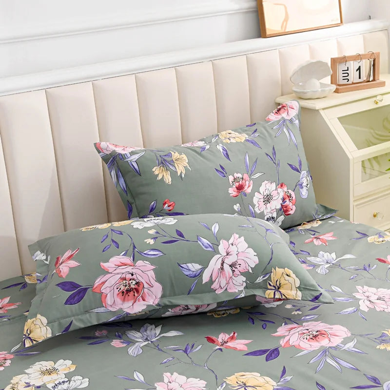 1pc Pillow Cover Bedroom Pillowcase Bed Bedding Pillow Covers Adult Flowers Home Decor Cushions Covers Custom Size 70x70cm 51*66