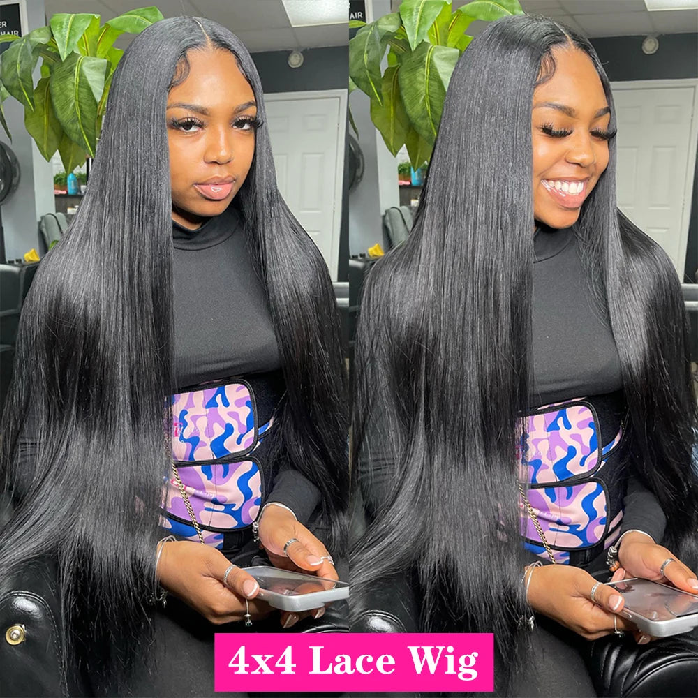 200 Density Transparent 13x6 Straight Lace Front Wig Brazilian Remy Human Hair 13x4 360 Lace Frontal Human Hair Wigs For Women