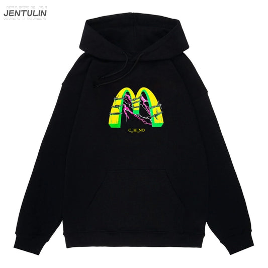 Fashion Pullover Men's Hoodies Vintage Graphic Hip Hop Graphic Goth Hooded Sweatshirt Oversized Women Clothes Y2k Aesthetic Tops