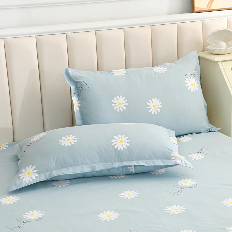 1pc Pillow Cover Bedroom Pillowcase Bed Bedding Pillow Covers Adult Flowers Home Decor Cushions Covers Custom Size 70x70cm 51*66