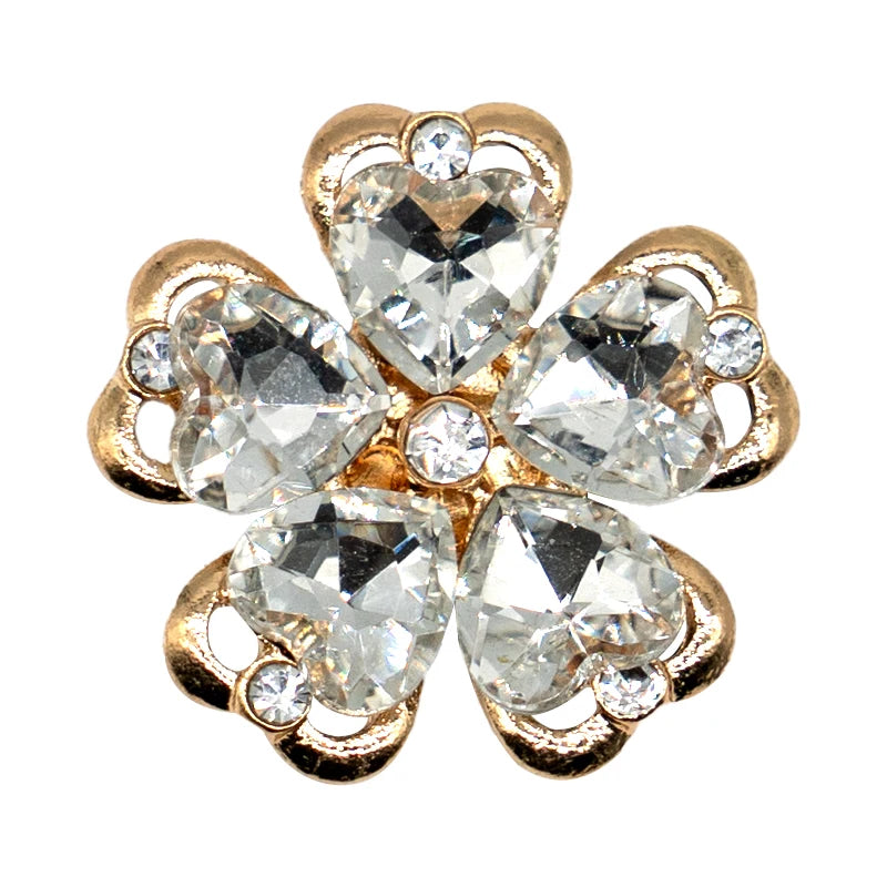 1pcs Butterfly Heart Designer Metal Shoe Charms Luxury Decorations for Sandal Pins for Women Girls Gifts Shoe Accessories