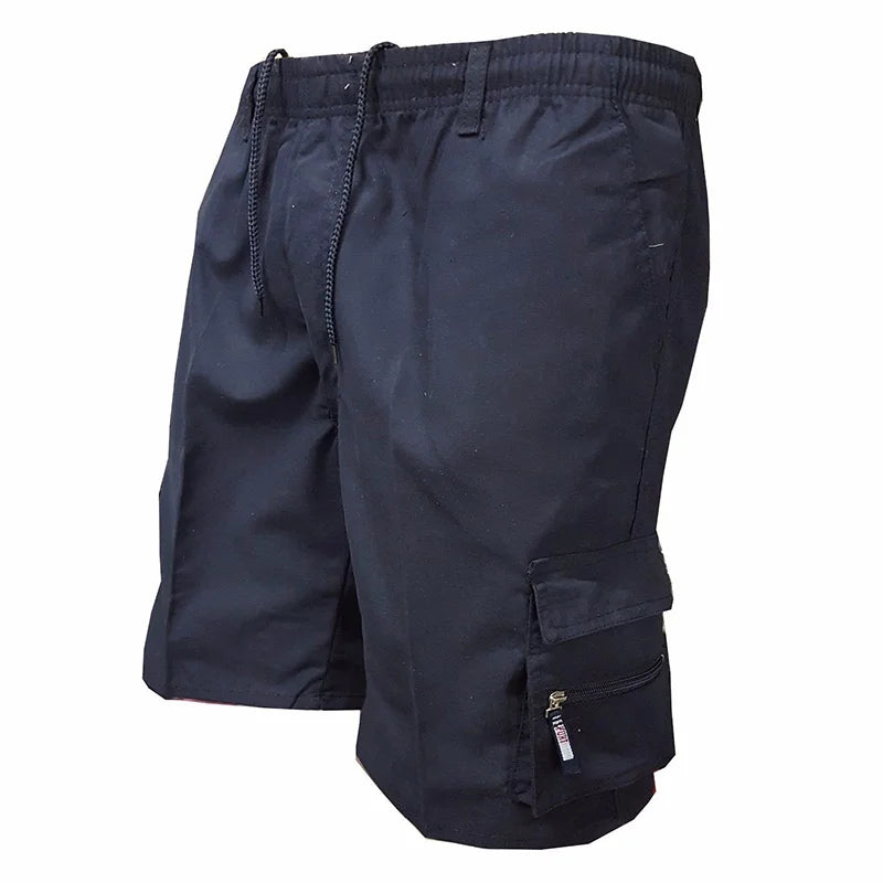 Men's Cargo Shorts Mens Tactical Pants Casual Big Pocket Sports Slacks Cargo Panels Trousers Plus Size for Male