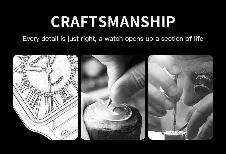 2024 New High Quality Specht & Söhne Watch Miyota Automatic Mechanical Watches Wine Red Sapphire Stainless Steel Watch For Men