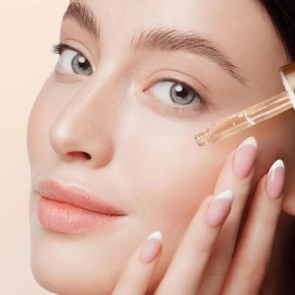 30ml Double Rose Petal Radiance Essence Oil Facial Care Tightening Moisturizing Ginseng Essential Oil Face Serum Korean Skin Car