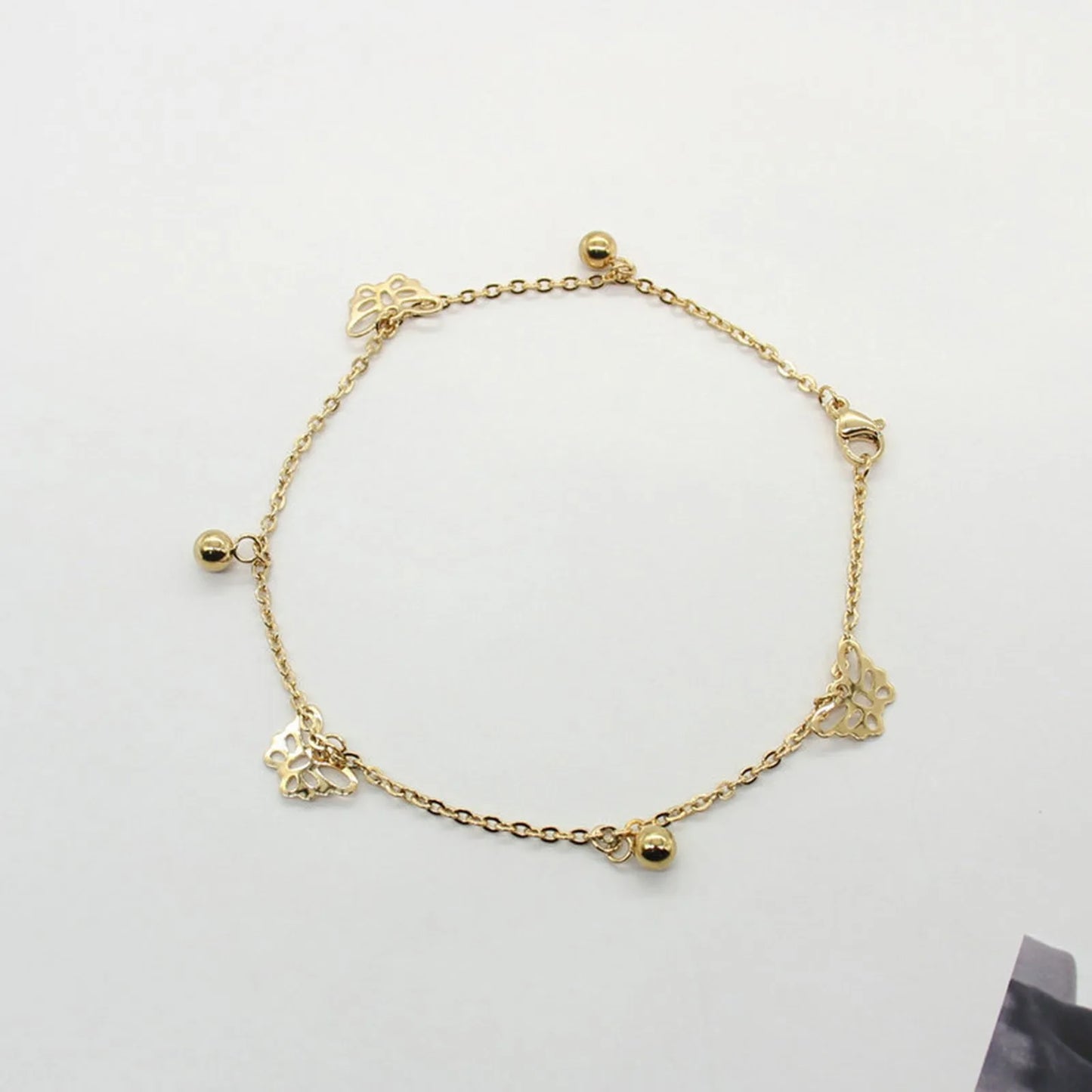 1PC Stainless Steel Star Heart Butterfly Anklet Gold Color Pendants Chain Anklet For Women Summer Beach Foot Show Sandal Jewelry