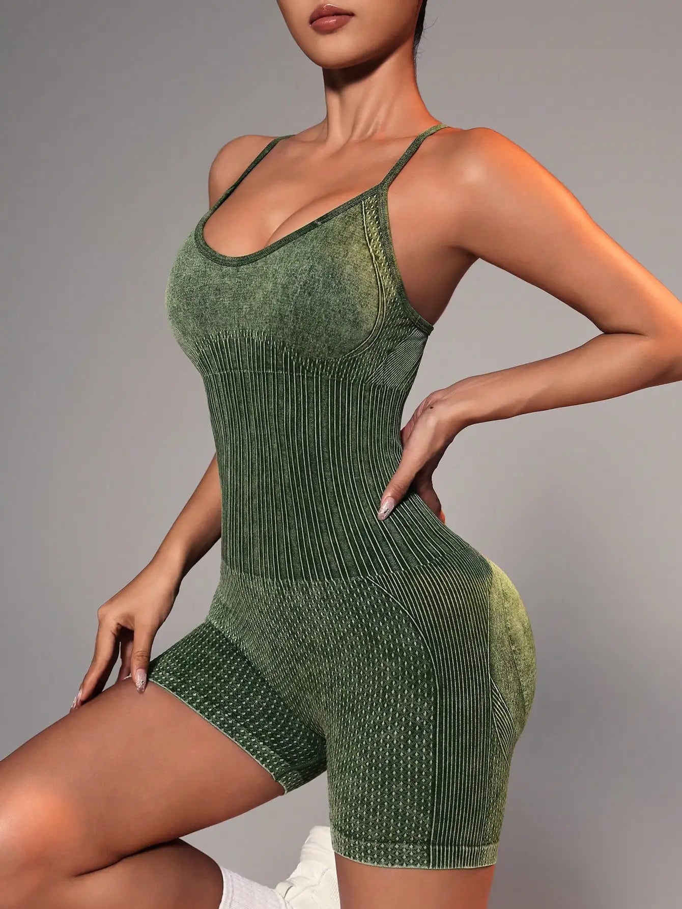 Yoga One-piece Suit,Sexy Fitness Set, Abdomen-tightening And Body-hugging Women's One-piece Shorts In The Gym,Women's Sportswear