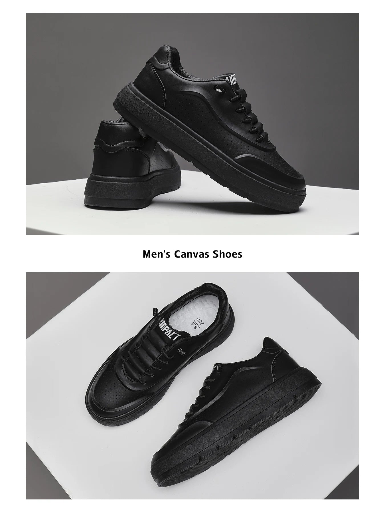 Men's Luxury Vulcanized Sneakers, Fashion Outdoor Sport Shoes w/Breathable Design for Gym/Casual Wear & Street Style