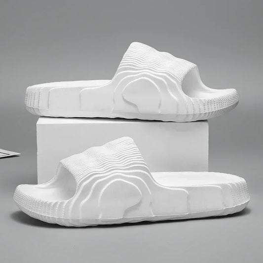 Luxury Man Sandal for Men Brand Men's Shoes 2025 White Sandals Flat Sandals Mens Soft Sandles Summer Shoes Sale Slippers Slipers